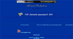 Desktop Screenshot of akvarel.dk