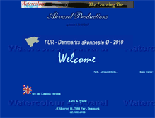 Tablet Screenshot of akvarel.dk